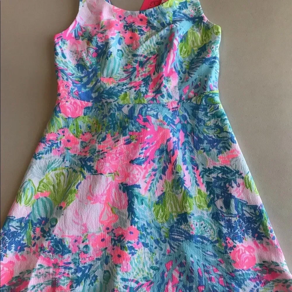 Lilly Pulitzer Daffodil Dress Fished My Wish - Picture 12 of 12